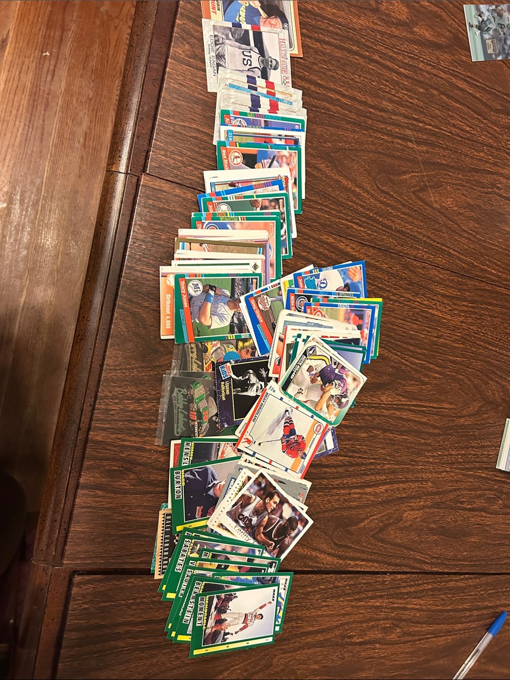 110 baseball, football, basketball, race car Olympic cards.